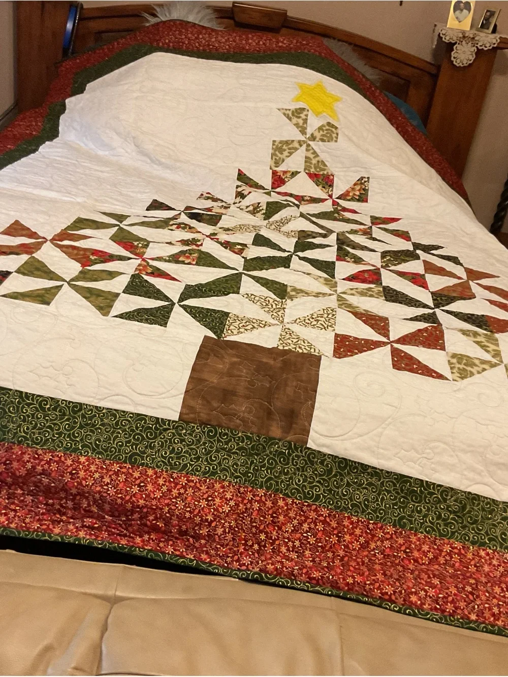 ONE OF A KIND - Handcrafted Christmas Quilts $300 ea NEVER TOO EARLY!!